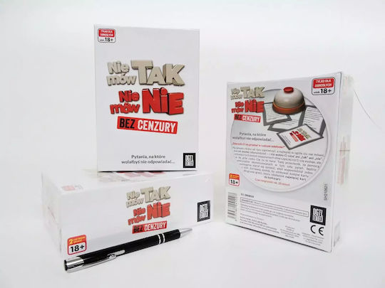 Board Game Don't Say YES Don't Say Uncensored for 2-10 Players 18+ Years Old (PL) Epee