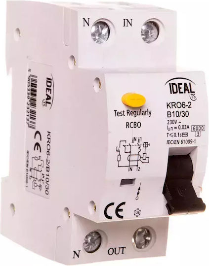 Kanlux Διπολικός Διακόπτης Ράγας 230V 25A