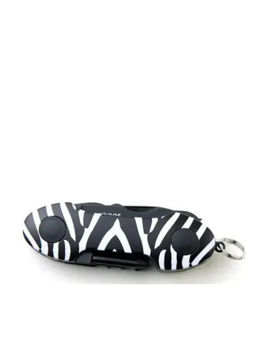 Munkees Mehrzweckwerkzeug Messer Zebra 2548