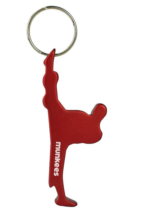 Munkees Athlete Bottle Opener Martial Arts Keychain 3499