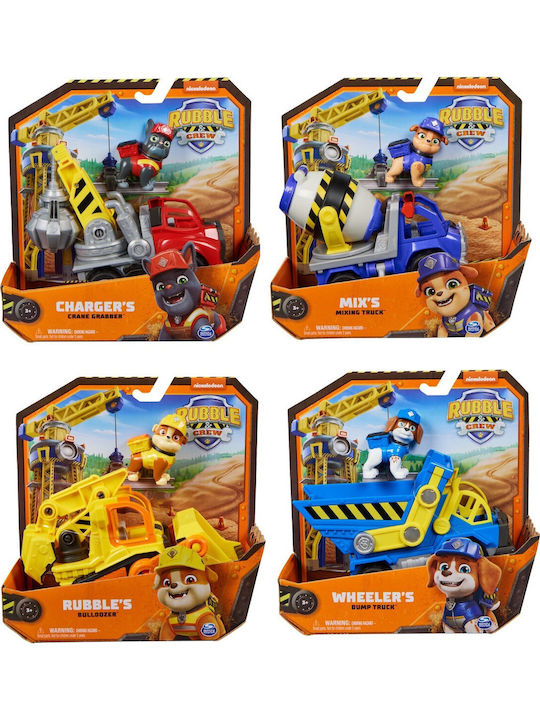 Easter Candle with Toys Paw Patrol Rubble & Crew Rubble's Bulldozer for Ages 3+ Spin Master