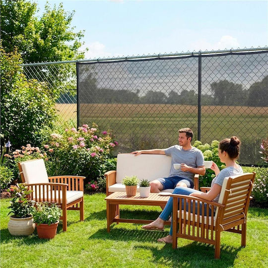 Sersimo Netz- und Schattengewebe Grau in Rolle 1,7x2m 185g/m²