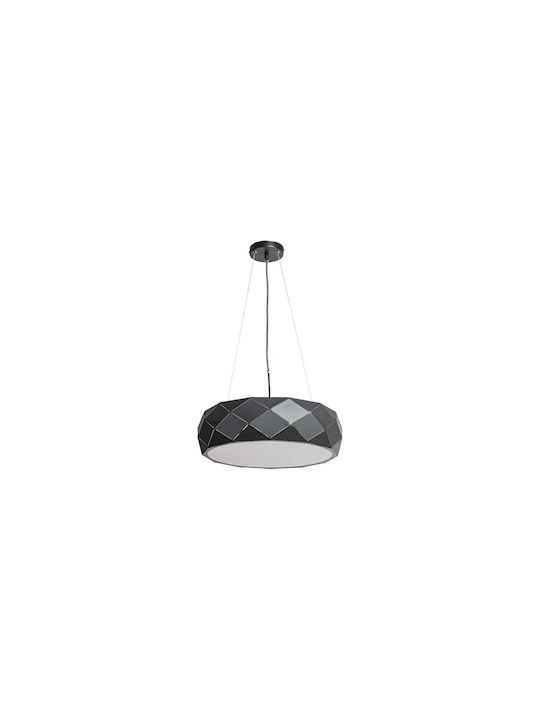 Light Prestige Κρεμαστό Φωτιστικό Μαύρο με Ντουί E27 47x120x120εκ.