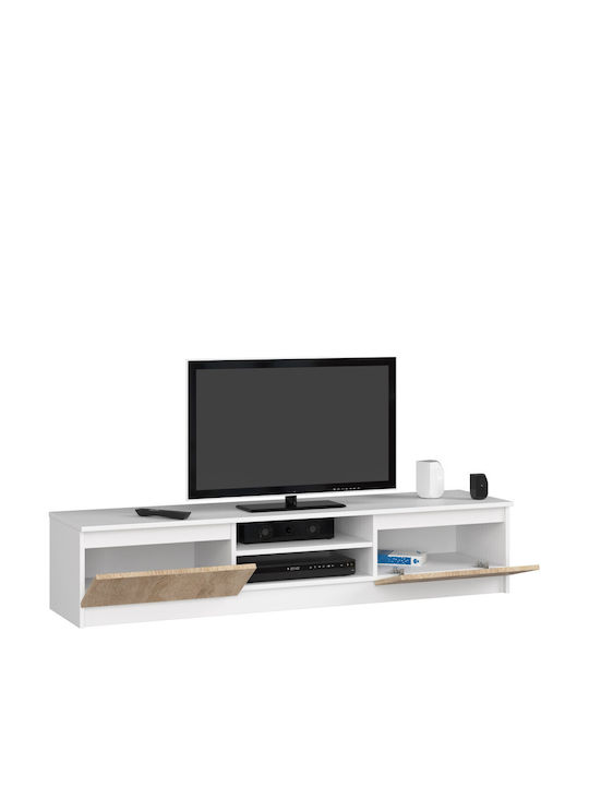 Stand TV Alb L160xA40xÎ33cm
