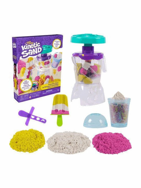 Easter Candle with Toy Kinetic Sand Smoothie Mixer