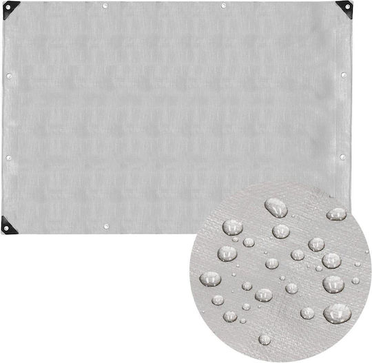 Wasserdichter Planen 160gr/m² 8x6m Graue