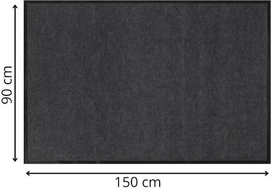 Πατάκι Εισόδου Μαύρο 120x80εκ. Μαύρα Πατάκι Εισόδου Μαύρο 120x80εκ. Μαύρα