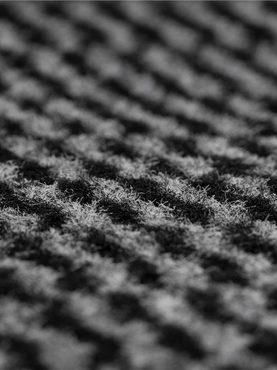 Non-Slip Black Doormat 90x60cm Thickness 4mm