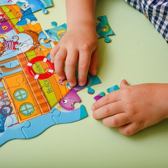 Παιδικό Puzzle Μαγικό Δάσος για 3+ Ετών 49pcs Roter Kafer