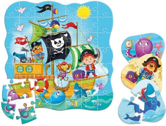 Παιδικό Puzzle Μαγικό Δάσος για 3+ Ετών 49pcs Roter Kafer