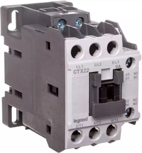 Legrand CTX3 Ρελέ Ράγας Ισχύος 9A με Τάση 230V 4KW
