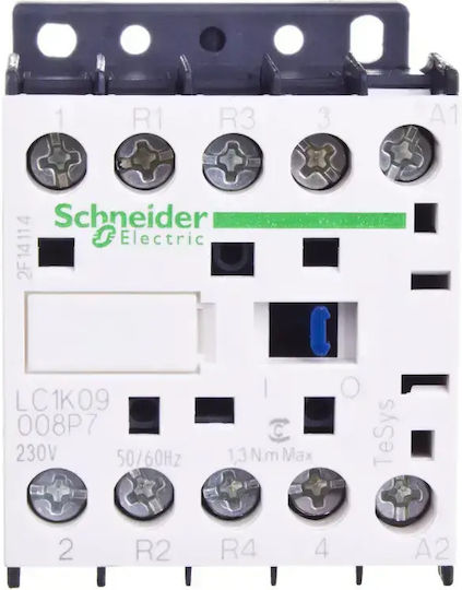 Schneider Electric Ρελέ Ράγας Ισχύος 9A με Τάση 230V