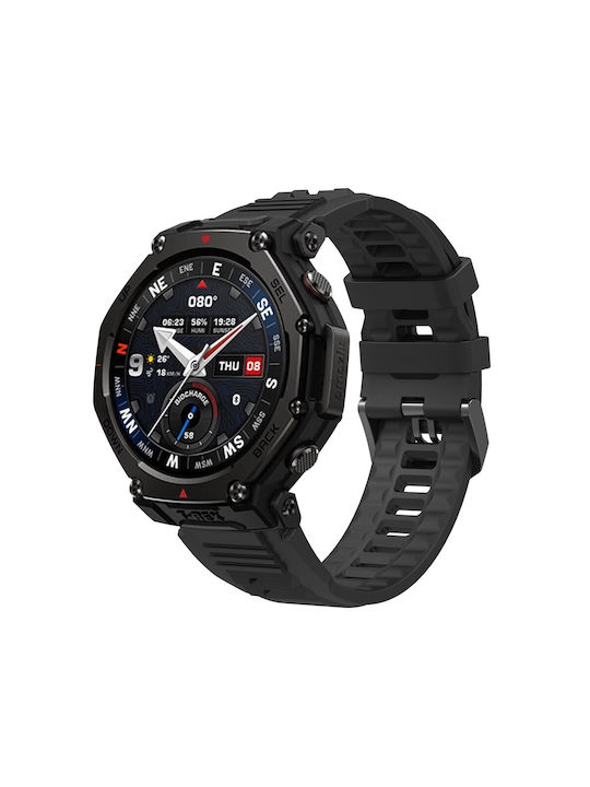 Λουράκι Θήκη Σιλικόνης σε Μαύρο χρώμα για Xiaomi Amazfit T-rex 3 Pro