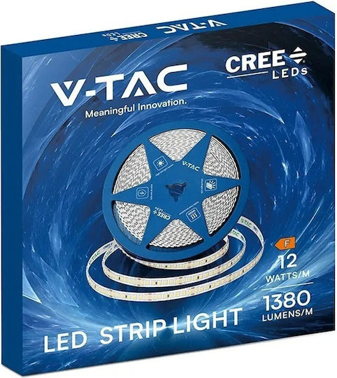 V-TAC LED Лента 24V Топло Бяло Светлина 10m Тип SMD2835