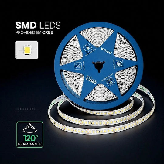 V-TAC LED Лента 24V Топло Бяло Светлина 10m Тип SMD2835
