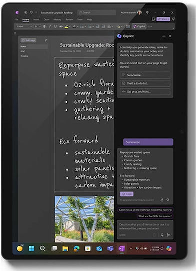Microsoft Surface Pro Copilot+ PC (11th Edition) 13" Tablet (16GB/512GB/Snapdragon X Elite/Windows 11 Pro) Μαύρο