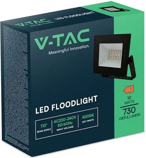 V-TAC Waterproof LED Floodlight 10W Cold White 6500K IP65