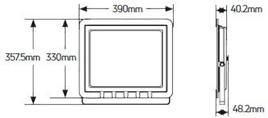 Geyer Wasserdicht LED Flutlicht 200W Warmes Weiß 3000K IP65