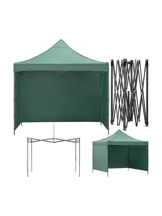 Gazebo Pliabil De Grădină Verde 3x3m
