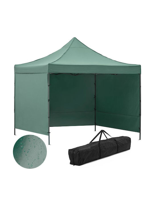Gazebo Pliabil De Grădină Verde 3x3m