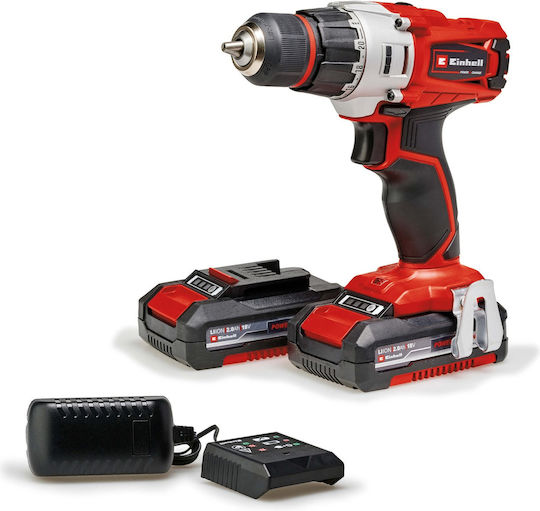 Einhell Te-cd 18/2 Li-i Șurubelniță Cu Percuție Mașină De Găurit Cu Baterie