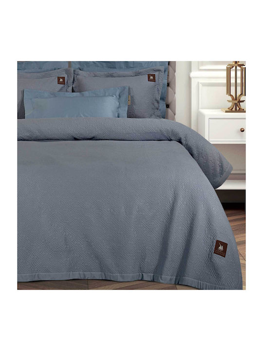 King Size Coverlet Greenwich Polo Club 4449 Purple 240x250