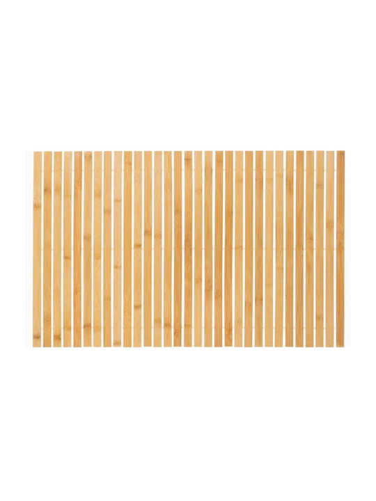 Rutschfestes Badematte Hölzernes Natural Brown 50x80cm