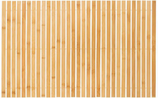 Covor Antiderapant De Baie Din Lemn Natural Brown 50x80 Cm