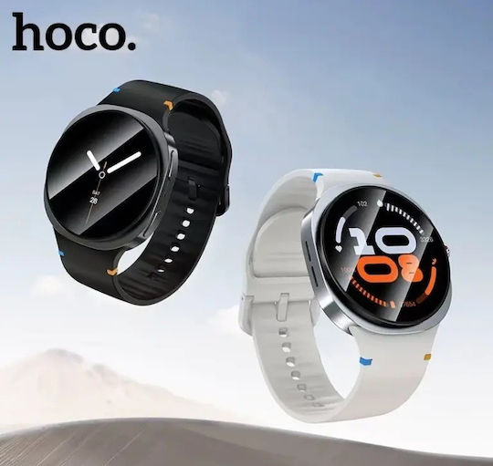 Hoco Y43 43mm Smartwatch (Ασημί)