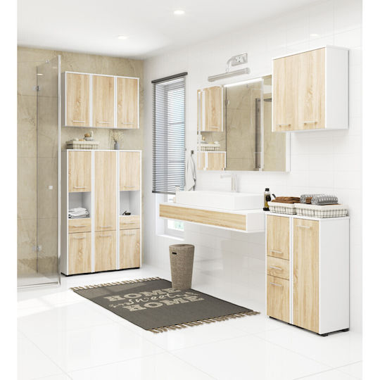Akord Furniture Factory Dulap De Baie 30x30x85cm Sonoma