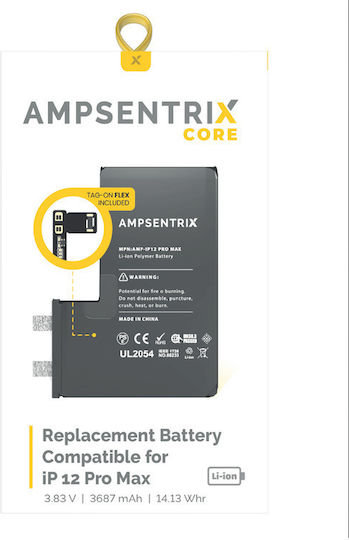 Ersatzbatterie Kern Universal Tag-on Flex iPhone 12 Pro Max Spot Welding Erforderlich Ampsentrix Kern