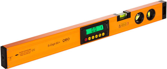 Geo Fennel Gmbh S-Digit 60 Αλφάδι Αλουμινίου Ηλεκτρονικό 60εκ. με 3 Μάτια