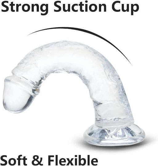 Smd Vanguard Realistic Xl Dildo 25cm Ρεαλιστικό Dildo Βεντούζα Clear