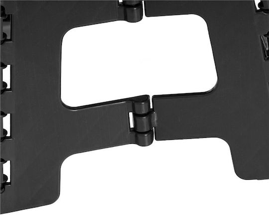 Außenbereich-Hocker aus Polypropylen Schwarz