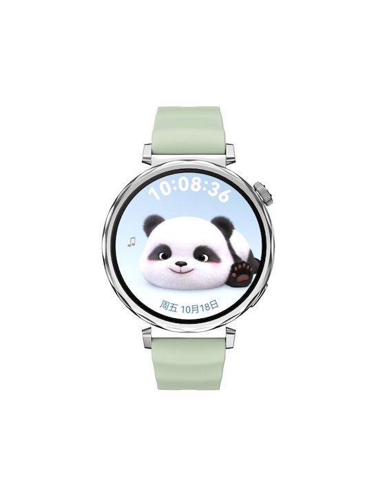 Silicone Strap Silver (Xiaomi Watch S4 41mm Huawei Watch GT 6 41mm)