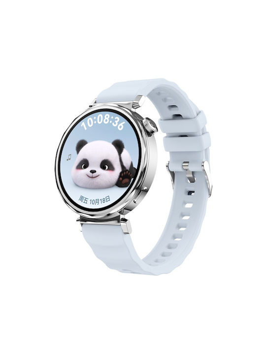 Λουράκι Σιλικόνης Ασημί (Xiaomi Watch S4 41mmGarmin Venu 3SHuawei Watch GT 6 41mm)