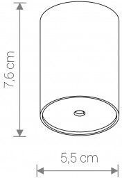 Nowodvorski Mounting Base for Lighting Fixtures Black 8550
