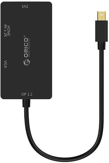 Orico Adapter Converter mini DisplayPort / HDMI / VGA male to mini DisplayPort / HDMI / VGA female 1pcs