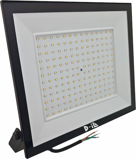 D-IL Στεγανός Προβολέας LED 200W Ψυχρό Λευκό 6500K IP65