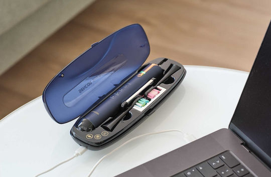 Sencor Water Flosser with Pressure Sensor and Travel Case SOC 4110BL Navy Blue