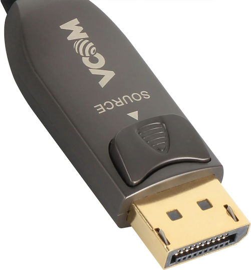 Vcom D3751-15.0m Cable From Displayport M To Displayport M 15m Black