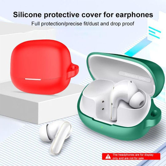 Θήκη Σιλικόνης με Γάντζο σε Μαύρο χρώμα για Xiaomi Buds 5 Pro