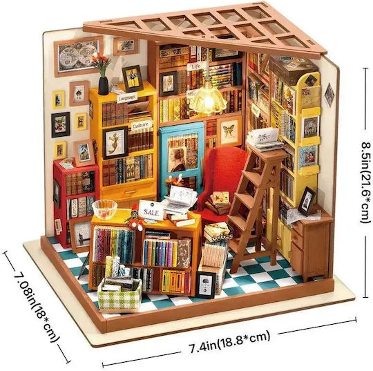 Robotime Παιχνίδι Κατασκευών Ξύλινo Sam’s Study Room