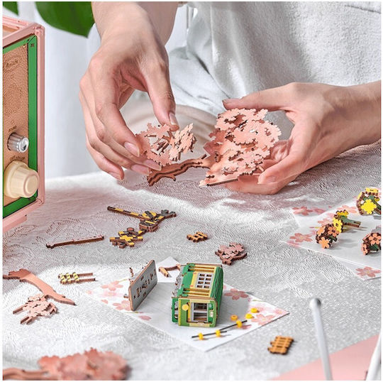 Robotime Wooden Construction Toy Rolife Sakura Dreamy Tour For Children 14+ Years