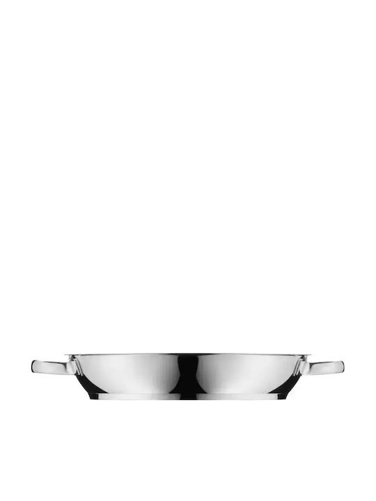 WMF Permadur Advance Saganaki aus Rostfreiem Stahl mit Antihaftbeschichtung 32cm