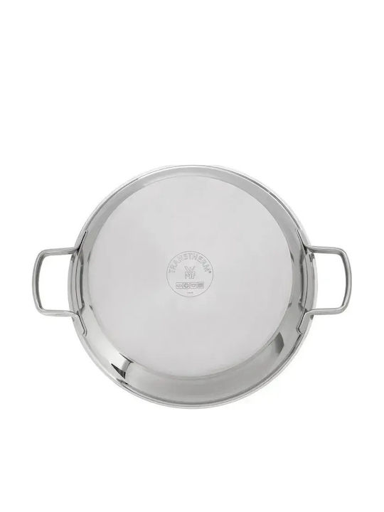 WMF Permadur Advance Saganaki aus Rostfreiem Stahl mit Antihaftbeschichtung 32cm