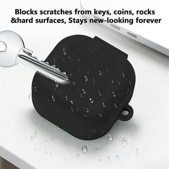 Silicone Case With Hook In Green Colour For Galaxy Buds4 / 4 Pro