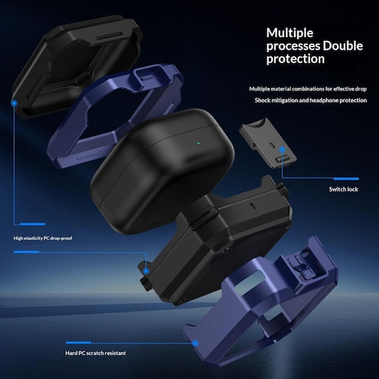 Case In Black Colour For Galaxy Buds4 / 4 Pro