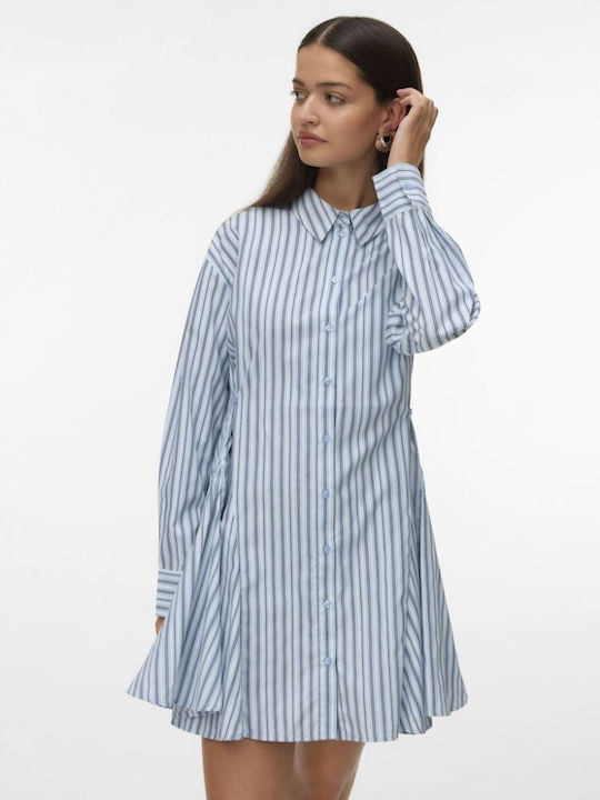 Summer Mini Shirt Dress Skyway