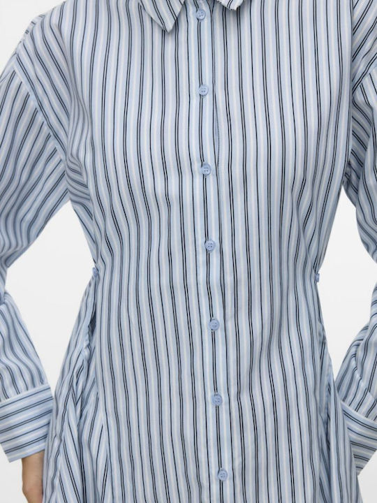 Summer Mini Shirt Dress Skyway